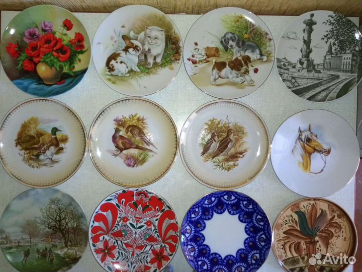 Тарелка декоративная фарфор, фаянс, керамика