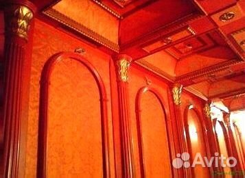 Деревянный потолок из массива дерева