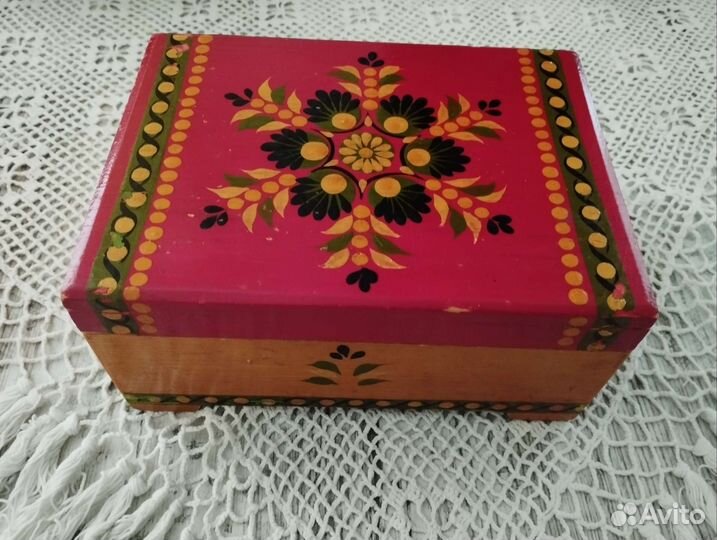 Шкатулка деревянная СССР