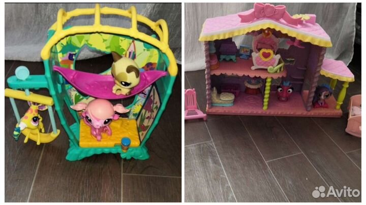 Домик Littlest Pet Shop и принадлежности