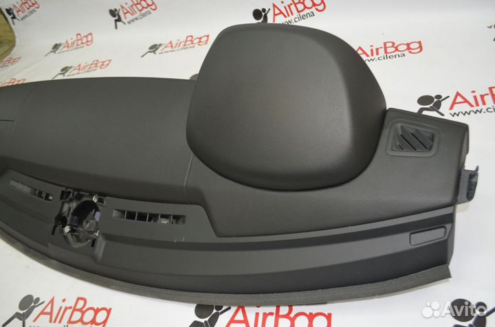 Торпедо панель приборов Land Rover (серый) кожа