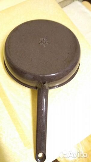 Сковорода эмалированная тяжелая, СССР