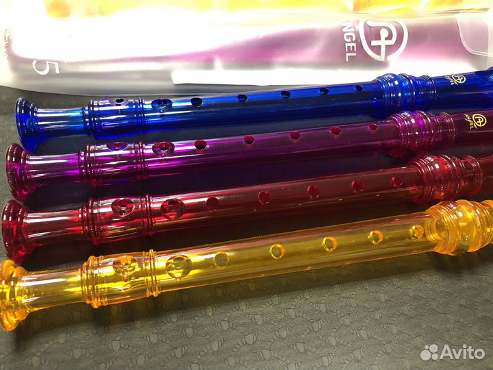 Блокфлейта сопрано пластик Angel (цвета на выбор)