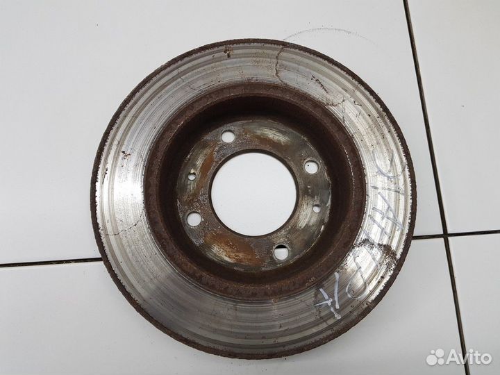 Диск тормозной задний (Hyundai Elantra)