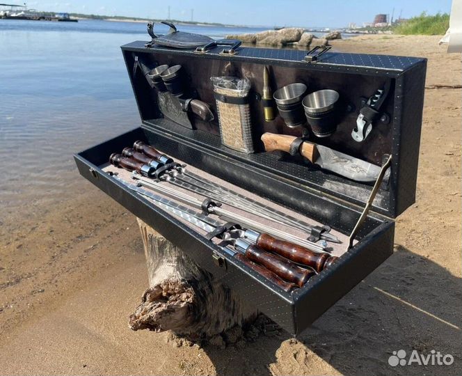 Шашлычный набор в кейсах/ чехлах