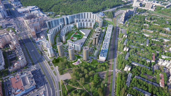 3-к. квартира, 86,3 м², 12/21 эт.