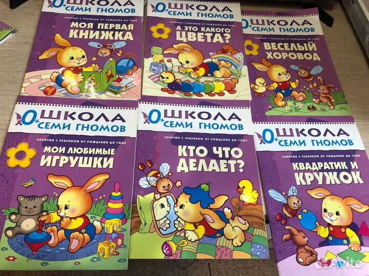 Развивающие книги 0+ Школа семи гномов