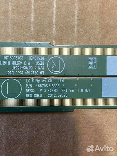 Lg 42la667v планки матрицы с дишефраторами