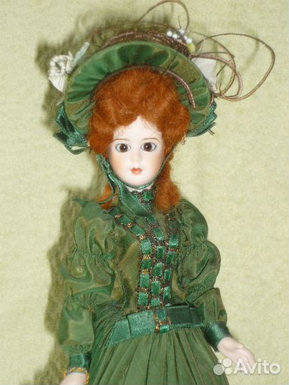 Кукла фарфоровая коллекционная винтажная Gorham