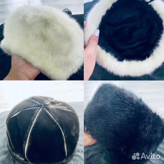 Шапка норковая женская