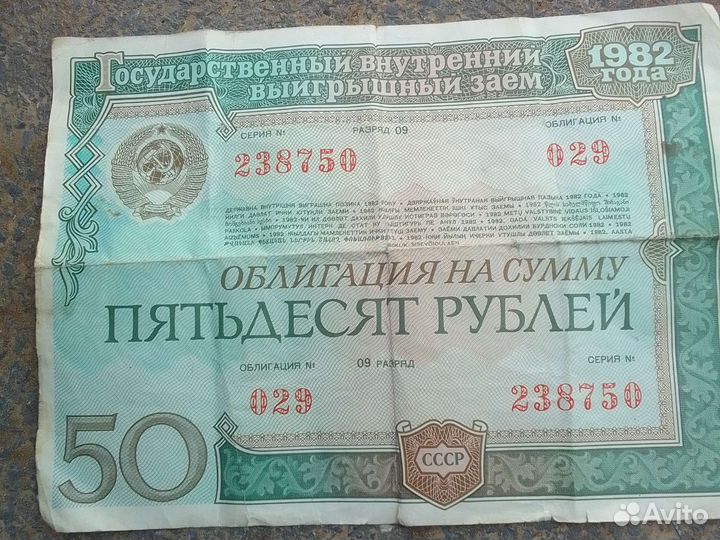 Бумажные купюры СССР