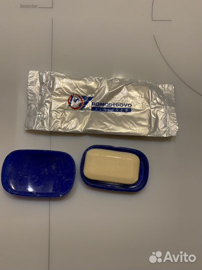Мыло + салфетка domodedovo airlines