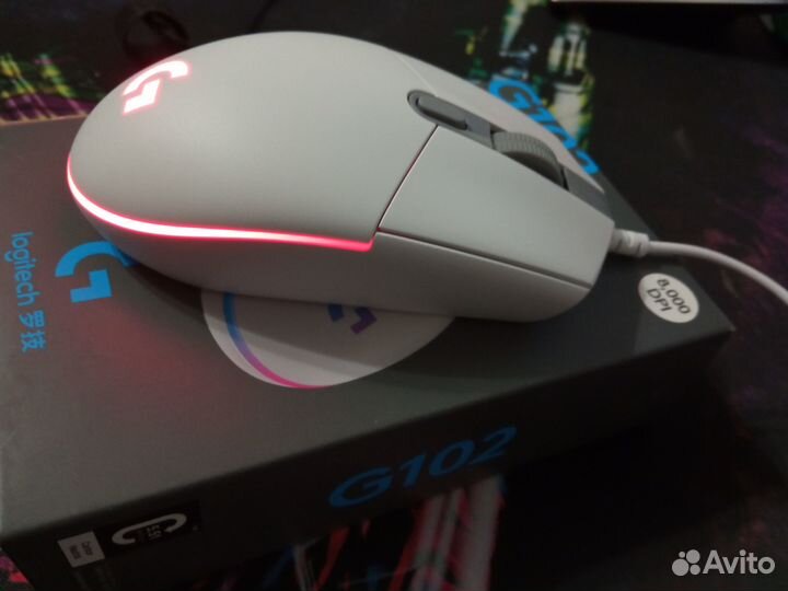 Мышь Logitech G102 lightsync