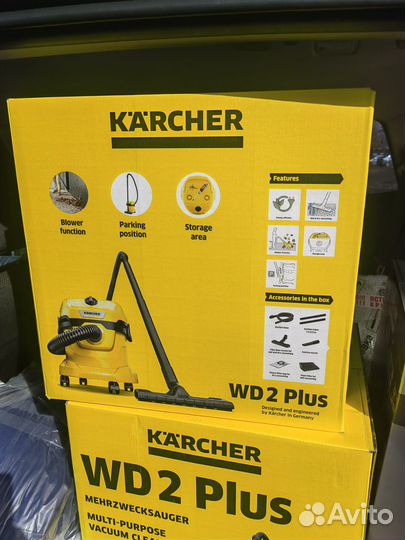 Пылесос Karcher WD 2 Plus