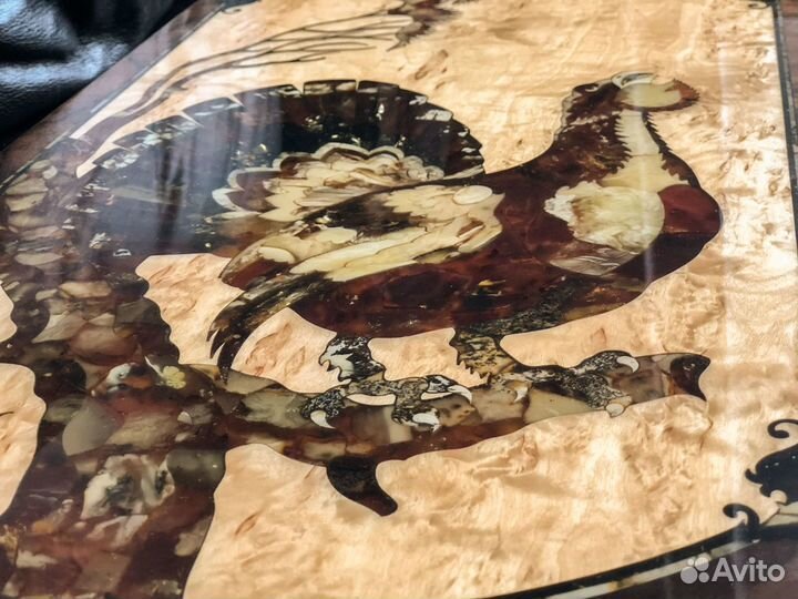 Нарды янтарные охотничьи