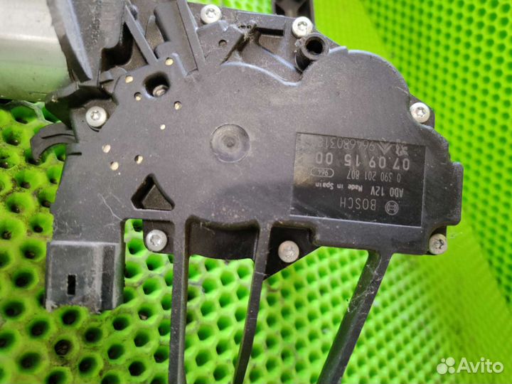 Моторчик стеклоочистителя зад Ситроен С4