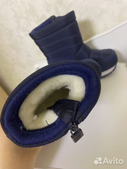 Ботинки новые зимние дутые детские 23