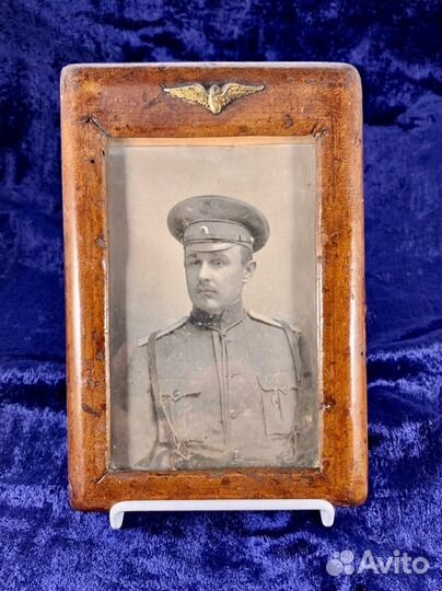 Фото офицер Российской Империи. Ориг рамка