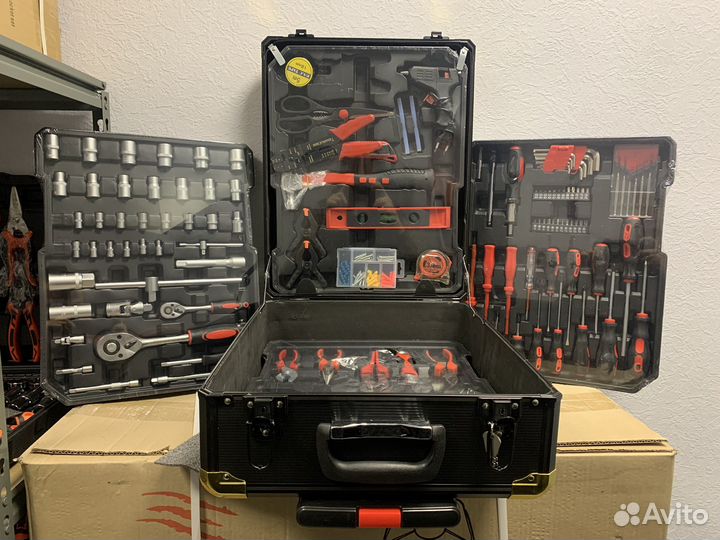 Огромный набор инструментов 187 предметов