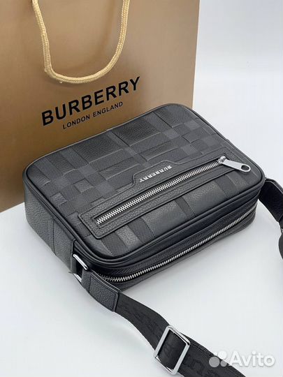 Новая мужская сумка Burberry чёрная