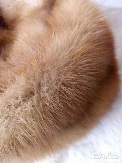 Норковая шапка женская
