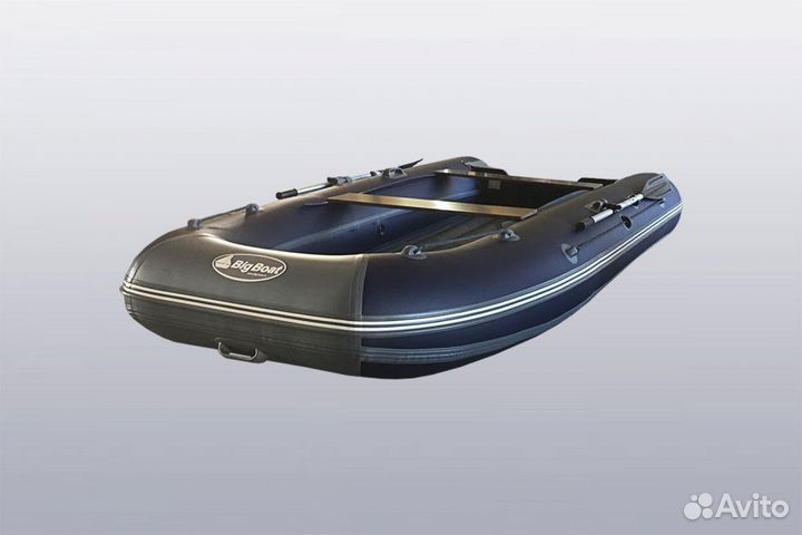 Лодка пвх Big Boat нднд Regat 340 синяя