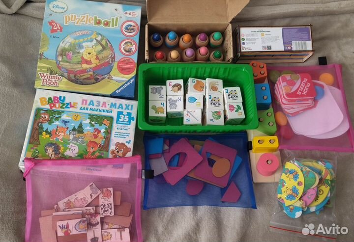 Развивающие игрушки пакетом