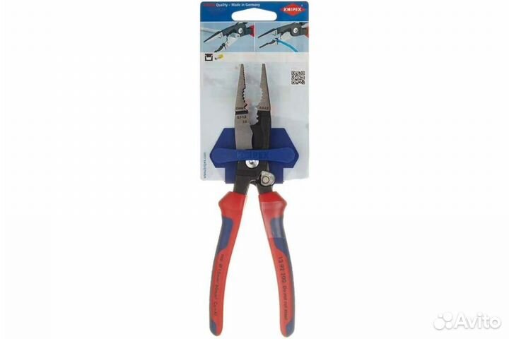 Электромонтажные клещи knipex 6-в-1, зачистка: 0.7