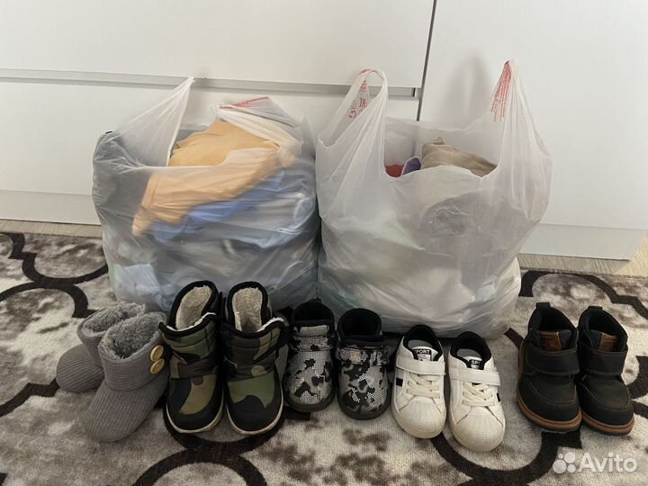 Вещи и обувь на мальчика 68-80