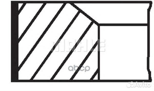 Колец поршневых комплект 00531N0 Mahle/Knecht