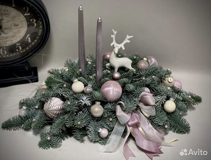 Рождественские композиции из датской ели