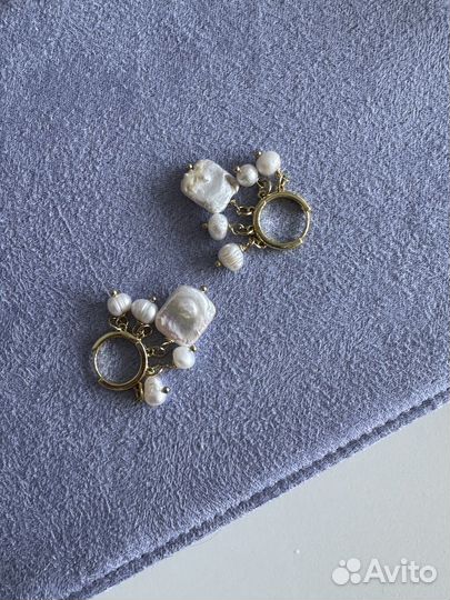 Серьги с жемчугом
