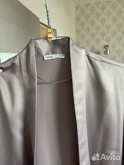 Халат женский шелковый Oysho