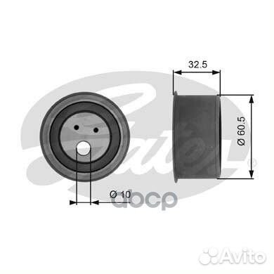 Ролик натяжной ремня грм T41054 Gates