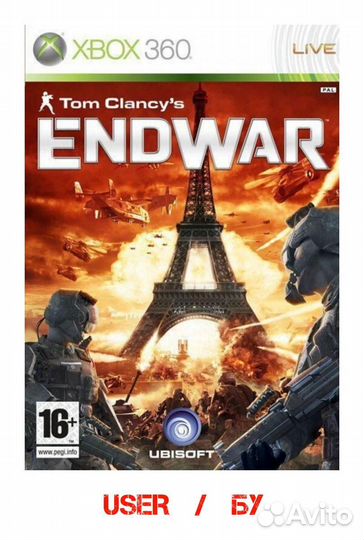 Tom Clancy's EndWar (Русская Версия) Игра Xbox 360