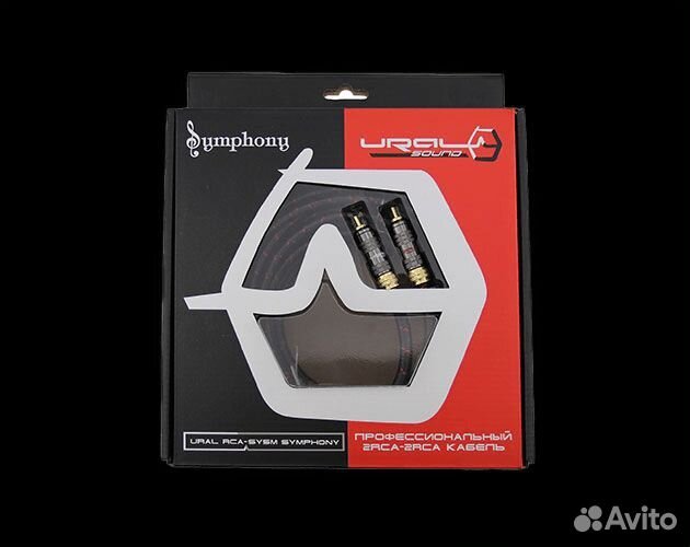 Межблочный кабель 2 rca - 2rca урал Symphony