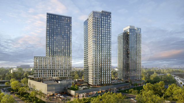 2-к. апартаменты, 61,5 м², 21/36 эт.