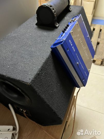 Сабвуфер и усилитель