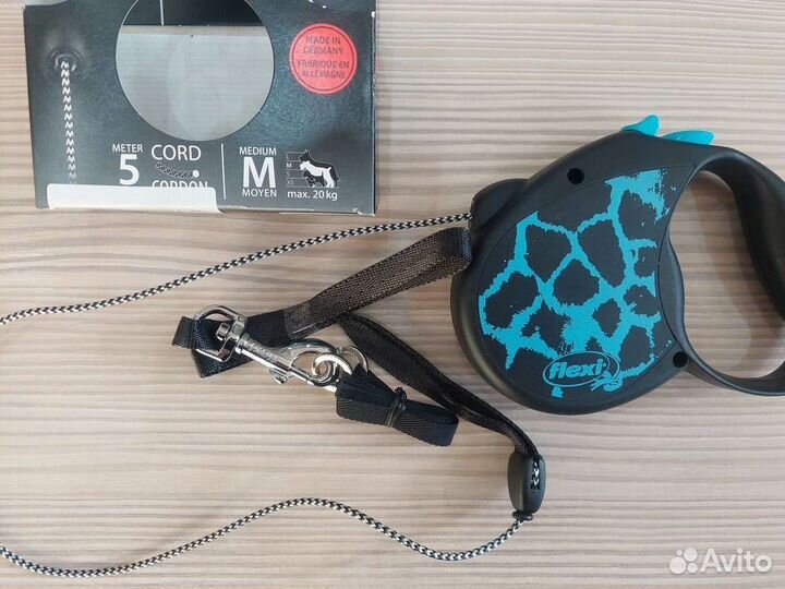 Поводок рулетка для собак 5 метров трос