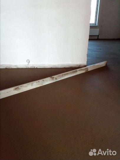 Механизированная стяжка пола за один день