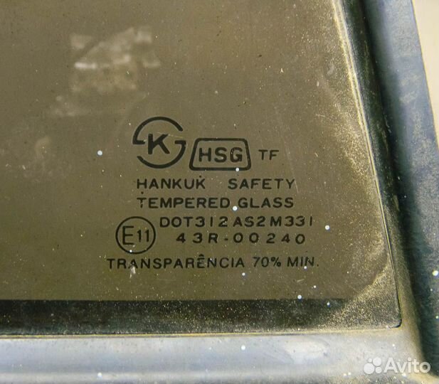 Форточка задней левой двери Daewoo Nexia