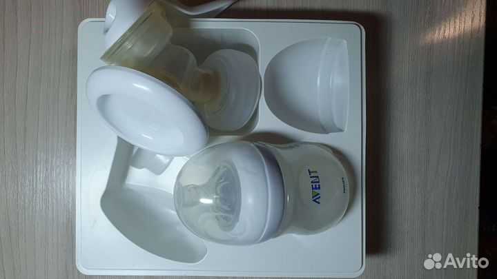 Молокоотсос avent ручной, бутылочки