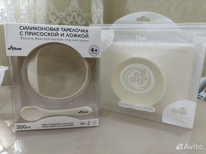 Силиконовые тарелочки ezpz miyoumi б/у