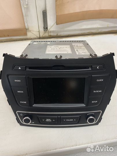 Штатная магнитола hyundai santa fe 3