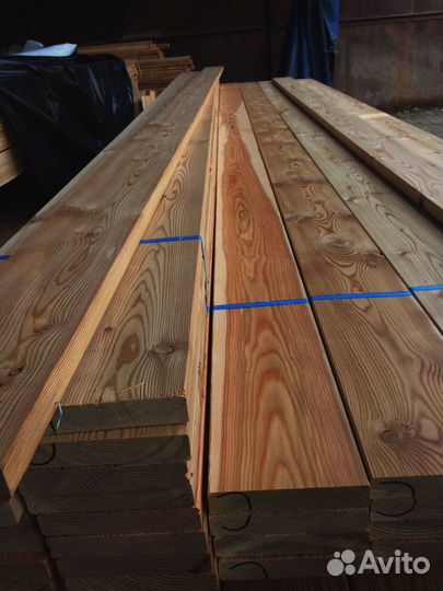 Доски из лиственницы для бань