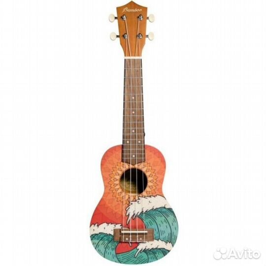 Укулеле Bamboo BU-21 Orange Wave