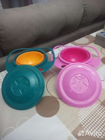 Тарелка непроливайка детская