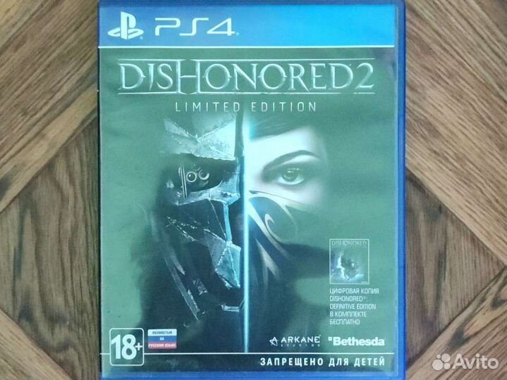 Игры для приставок ps4 Dishonored 2
