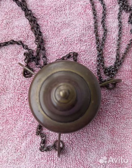 Старинная лампада Царская Россия