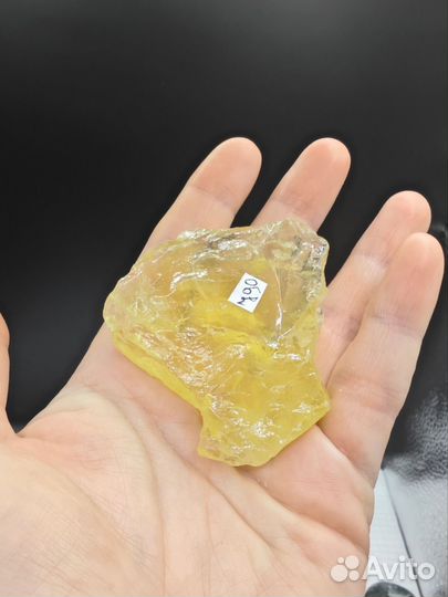 Цитрин кварц необработанный